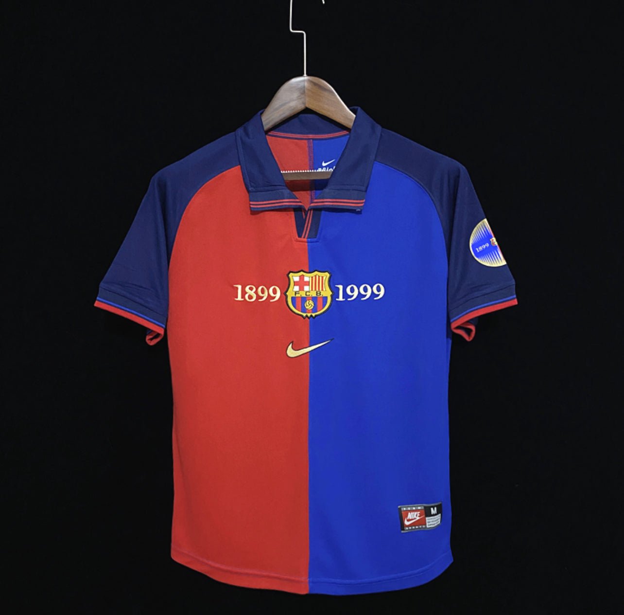 Barcelona 100th Yr Retro Club Jersey image 0