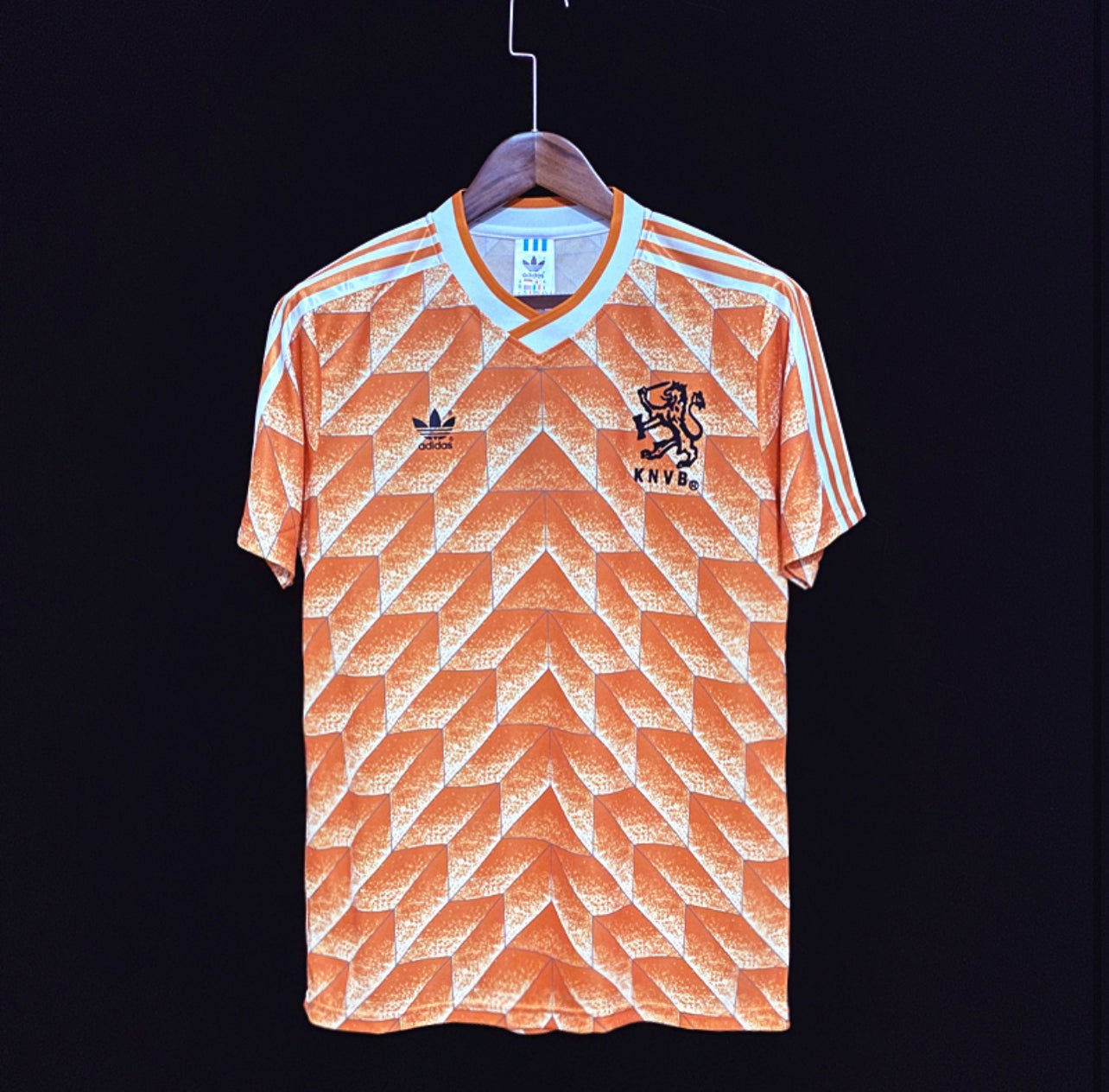 Netherlands 1988 Home Retro Jersey image 0