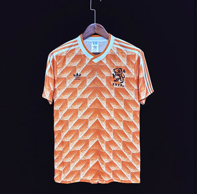 Netherlands 1988 Home Retro Jersey image 0