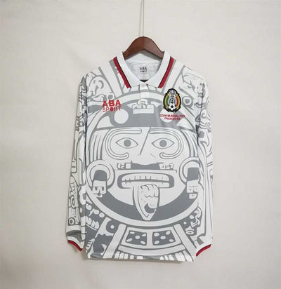 Mexico 1998 Away Retro Long Sleeve Jersey image 0