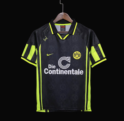 Borussia Dortmund 1996 Away Retro Club Jersey image 0