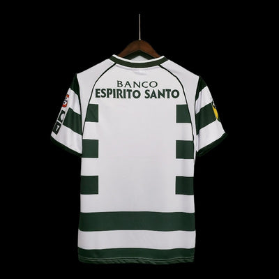 Ronaldo 28 Sporting CP 02/03 Home Retro Club Jersey image 1