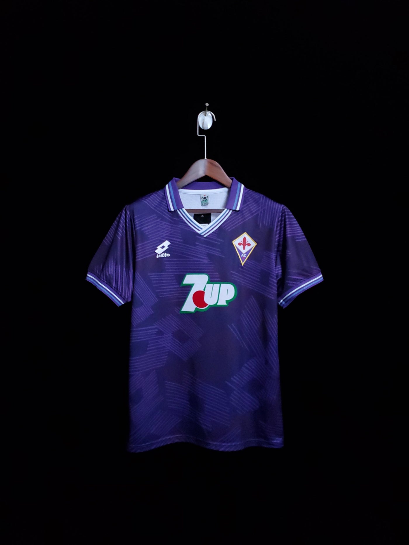 Fiorentina 92/93 Home Retro Club Jersey image 0