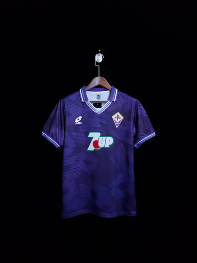 Fiorentina 92/93 Home Retro Club Jersey image 0